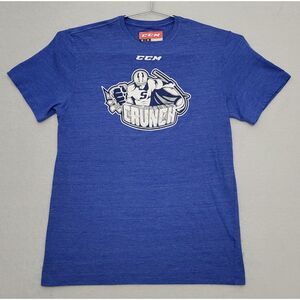 CCM Mens T-Shirt Syracuse Crunch Minor League Hockey Team XL Blue